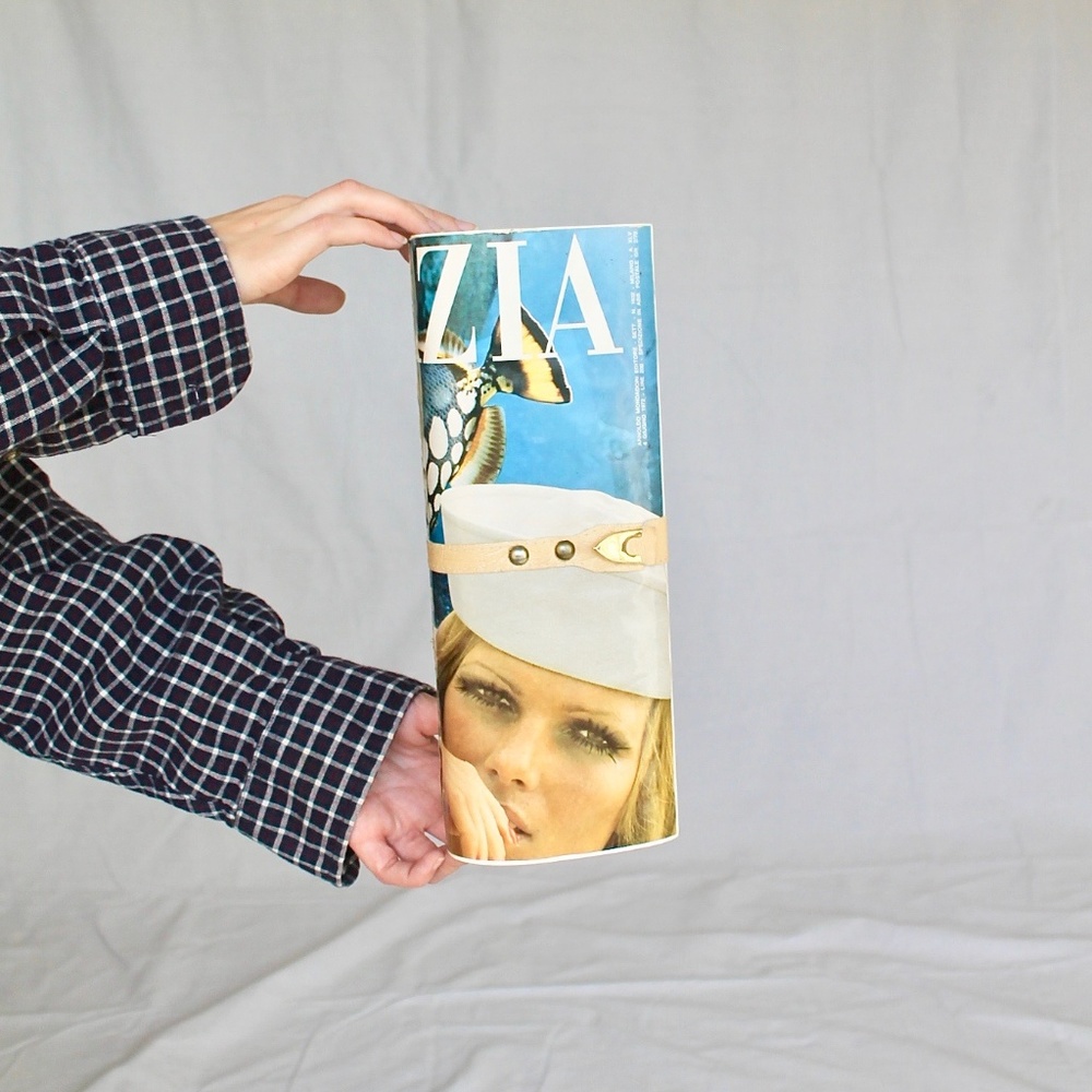 ⭐️Vintage Grazia magazine clutch made in Italy